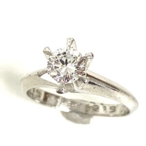 Pt900 0.45ctダイヤモンド付きリング